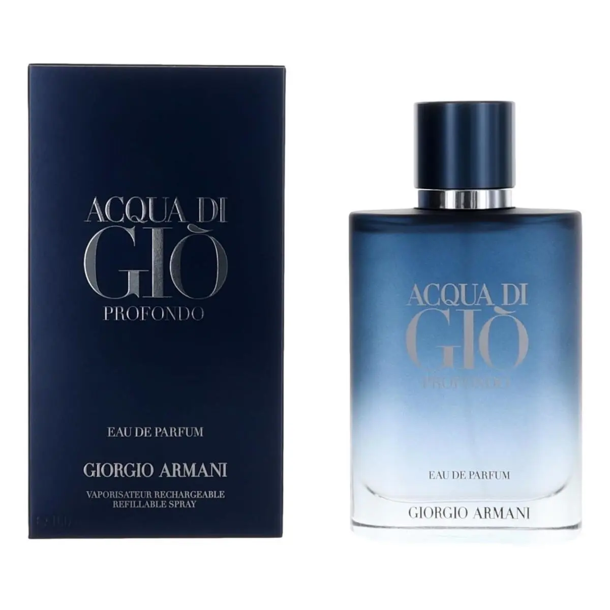 Acqua Di Gio Profondo by Giorgio Armani 3.3 oz Edp Spray For Men