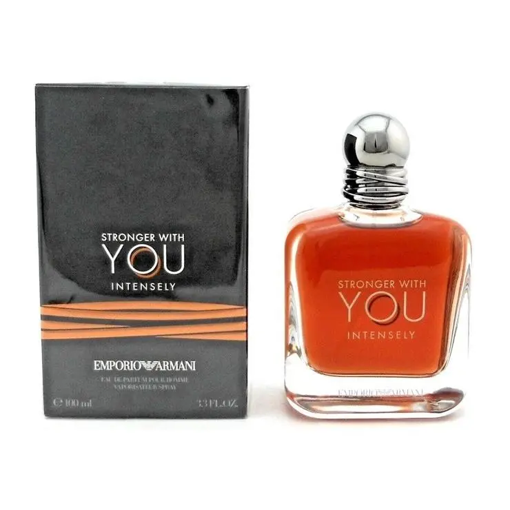 Emporio Armani Stronger with You Intensely 3.3oz Edp Spray For Men in Box by Giorgio Armani
