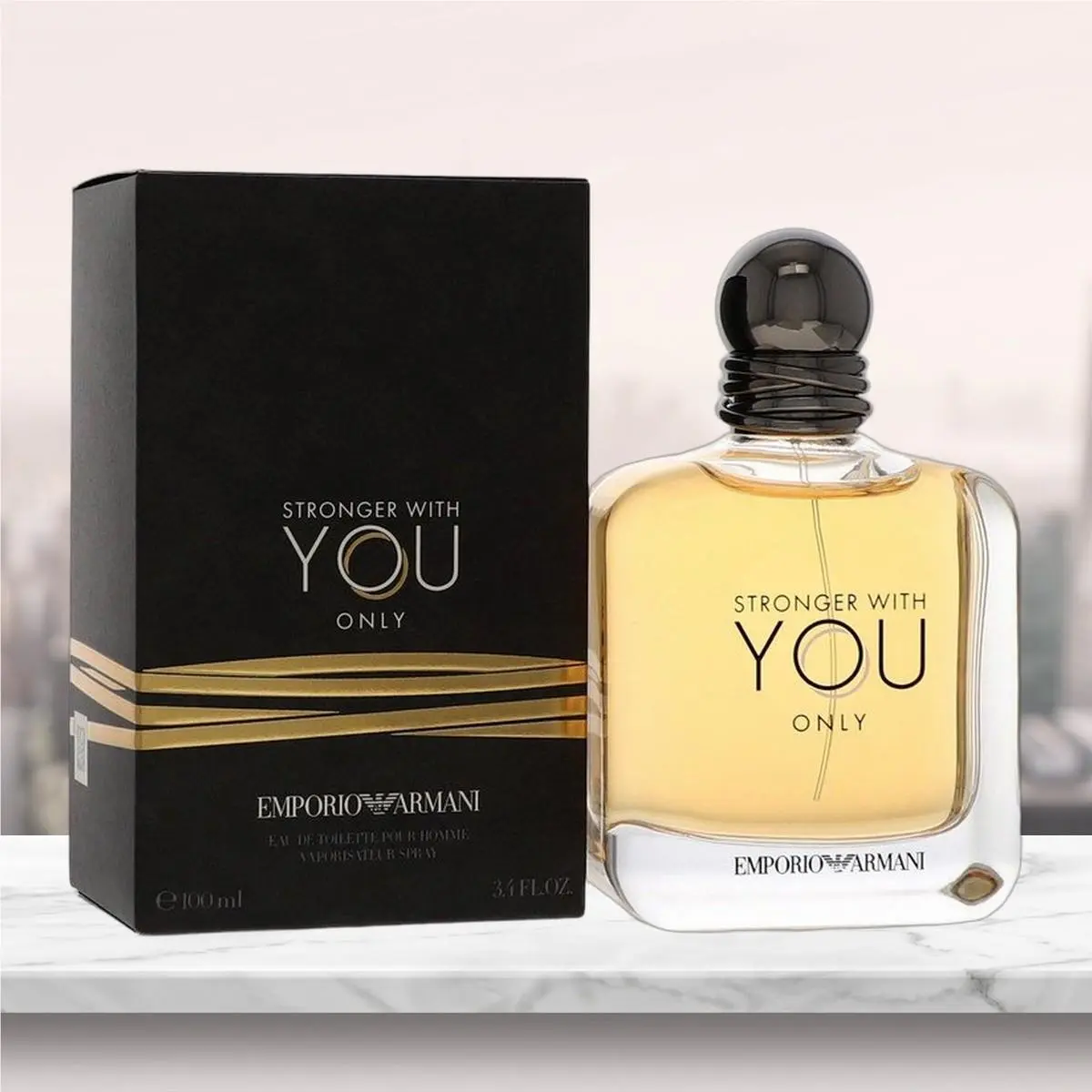 Stronger with You Only Eau De Toilette Spray By  - 3.4 oz by Giorgio Armani