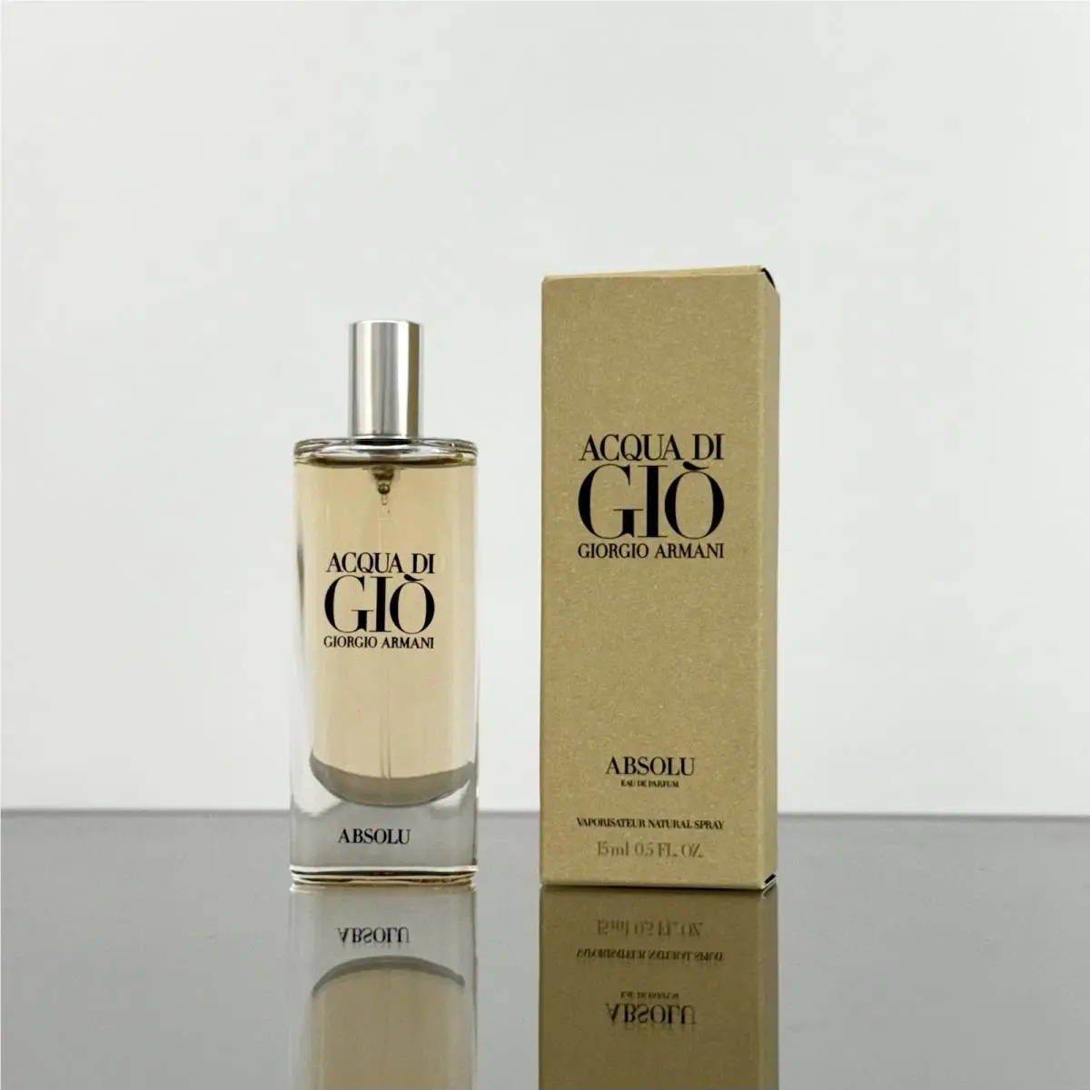 Giorgio Armani Acqua di Gio Absolu For Men 0.5oz-15ml Eau De Parfum Spray Mini Travel Size C22
