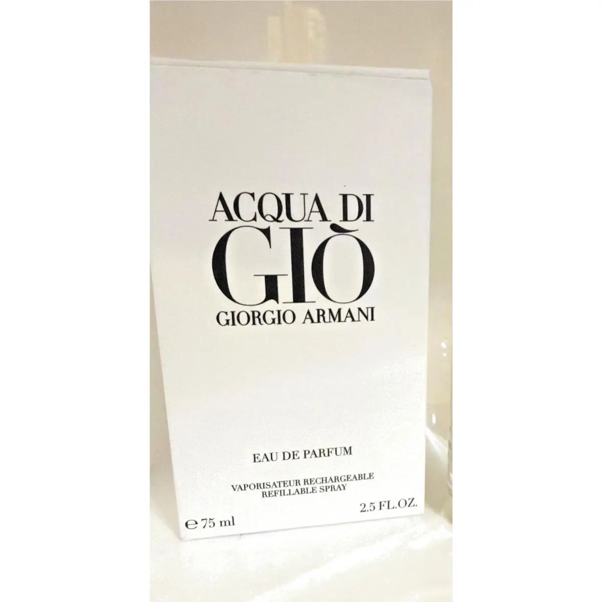 Giorgio Armani Acqua DI Gio Eau DE Parfum Refillable Spray 2.5 Fl. oz