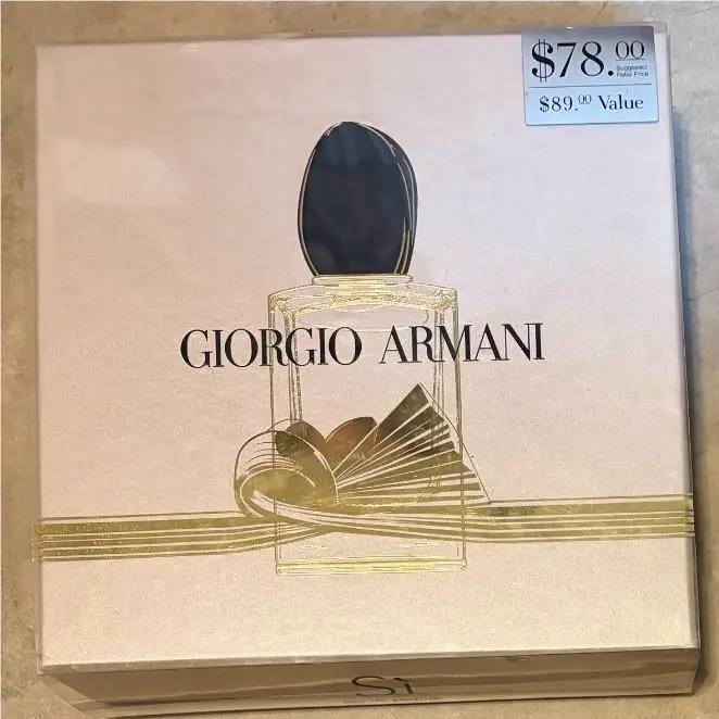 Si Giorgio Armani Perfume Gift Set 30ml Edp Spray 75ml Body Lotion