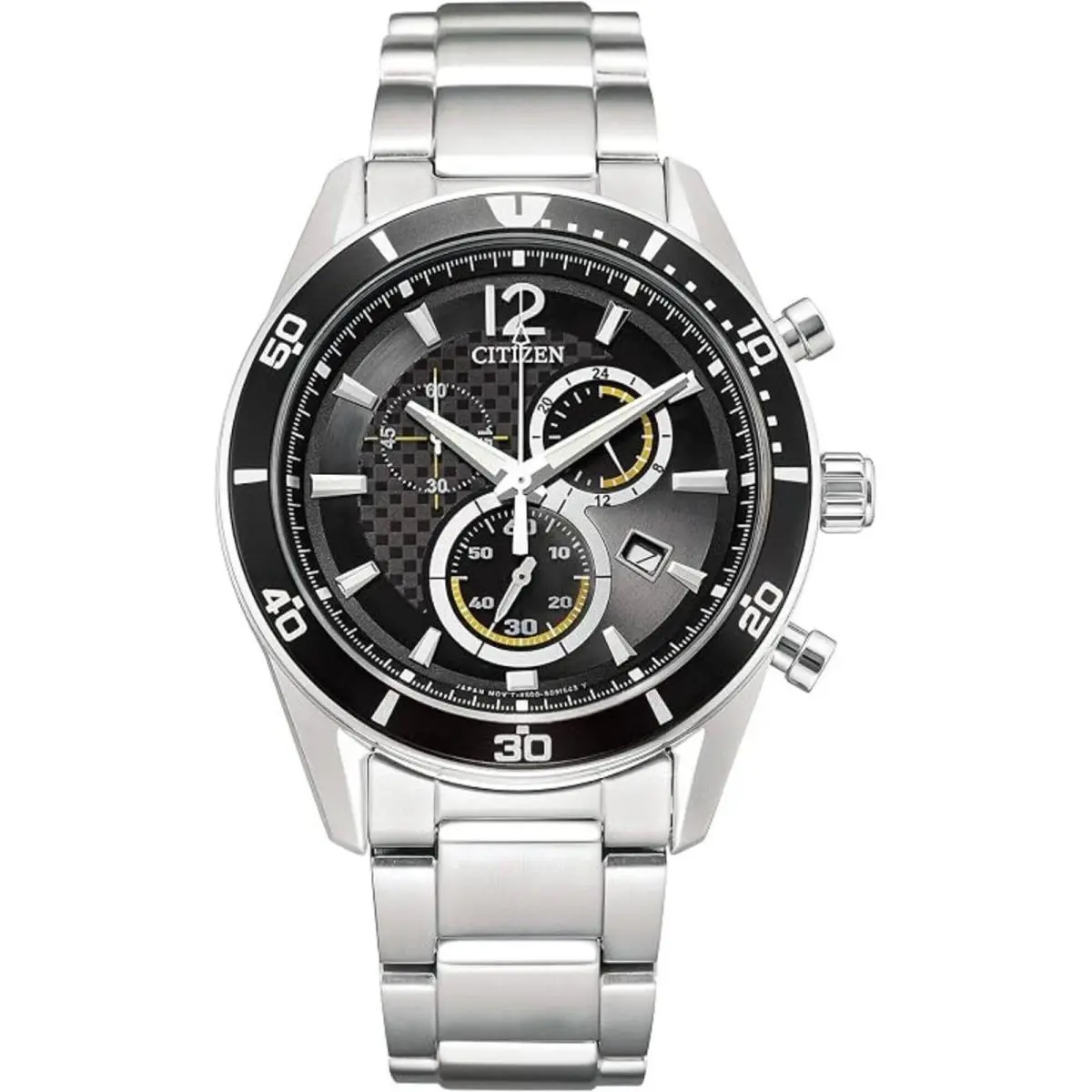 Citizen Alterna VO10-6742F Eco-drive Chronograph Watch Black 40mm Steel