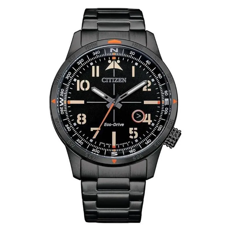 Citizen Eco-drive Weekender Black Dial Mens Watch BM7555-59E