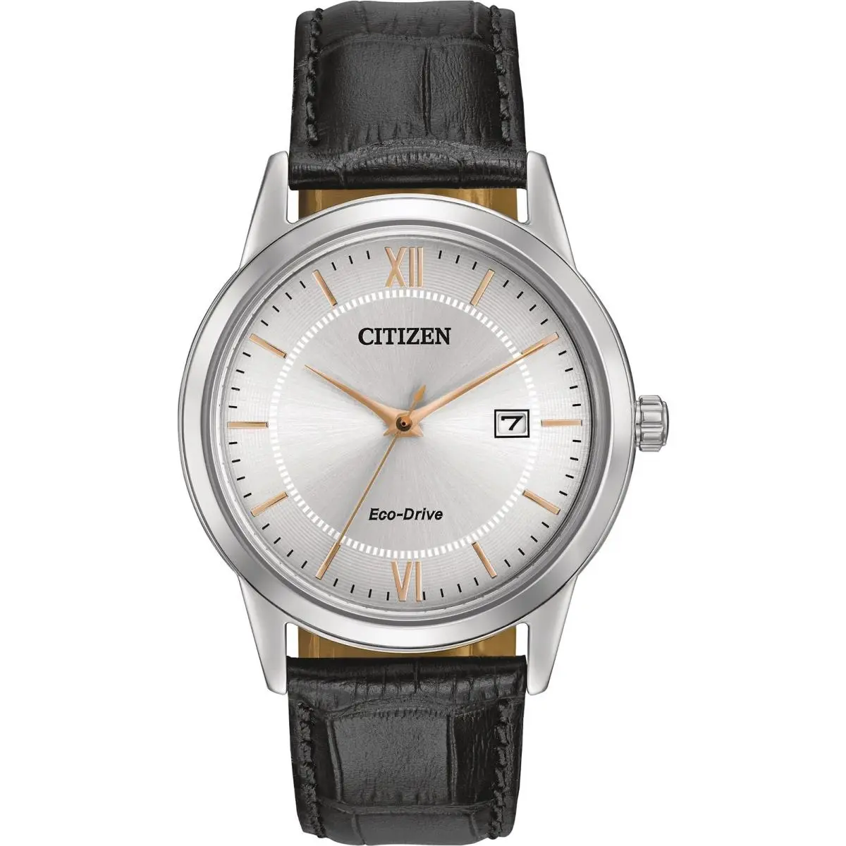 Citizen Eco-drive Leather Mens Watch AW1236-03A