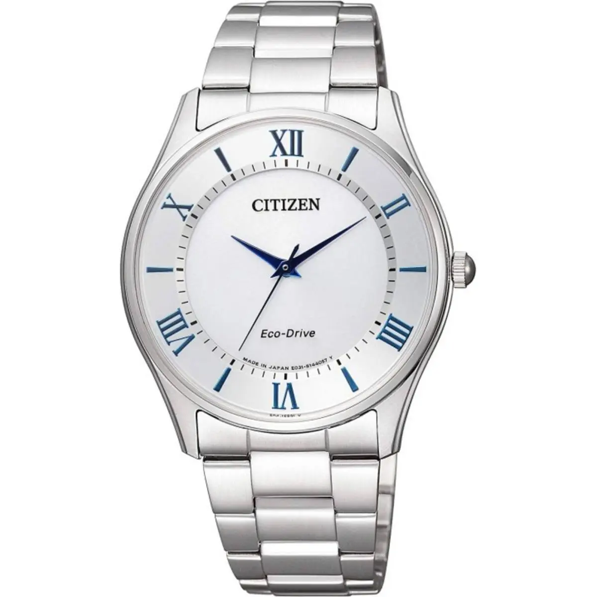 Citizen Eco-drive BJ6480-51B Men`s Watch Stainless Steel Silver Dial Sapphire