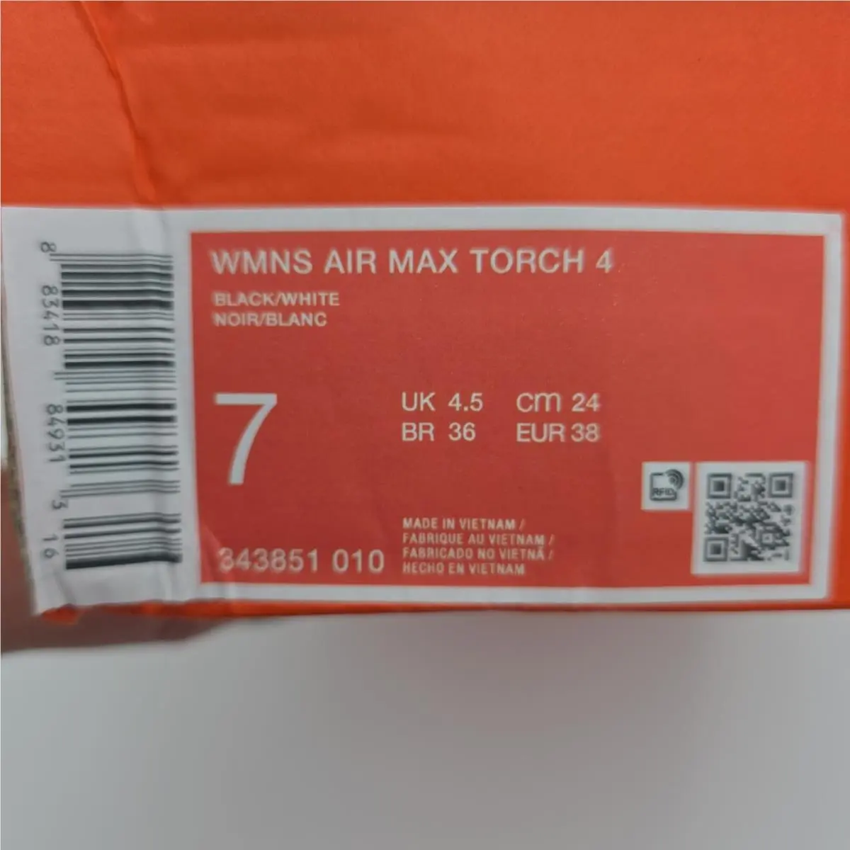 Nike shoes - Nike Air Max Torch 4 - 343851-010 - Black (UPC: 883418849313) 11