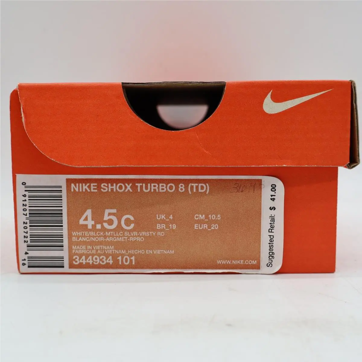 Nike shoes - Nike Shox Turbo 8 (TD) - Silver 6