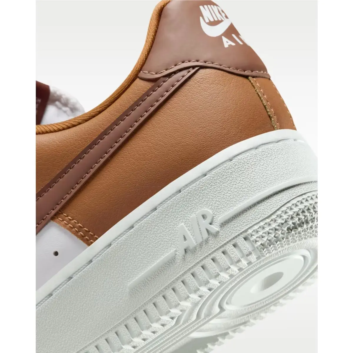Nike shoes - Nike Air Force 1 - Air Force - IM6364-200 - Hazelnut/White/Metallic Silver/Fauna Brown 4