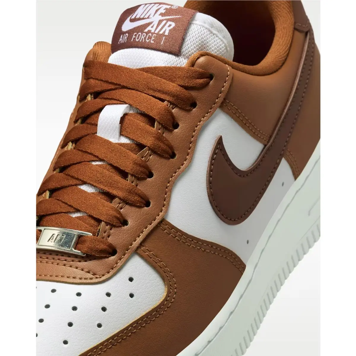 Nike shoes - Nike Air Force 1 - Air Force - IM6364-200 - Hazelnut/White/Metallic Silver/Fauna Brown 3