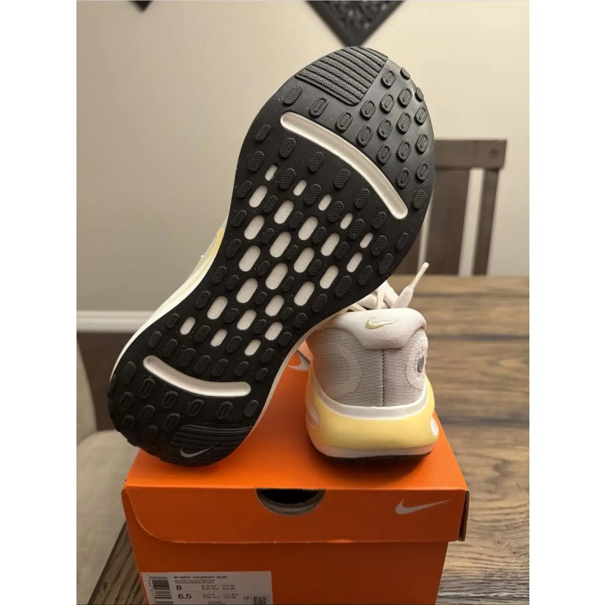 Nike shoes - Nike Journey Run - Journey Run - FJ7765-112 - Sail, Manufacturer: Sail/Phantom/Light Silver/Soft Yellow 4