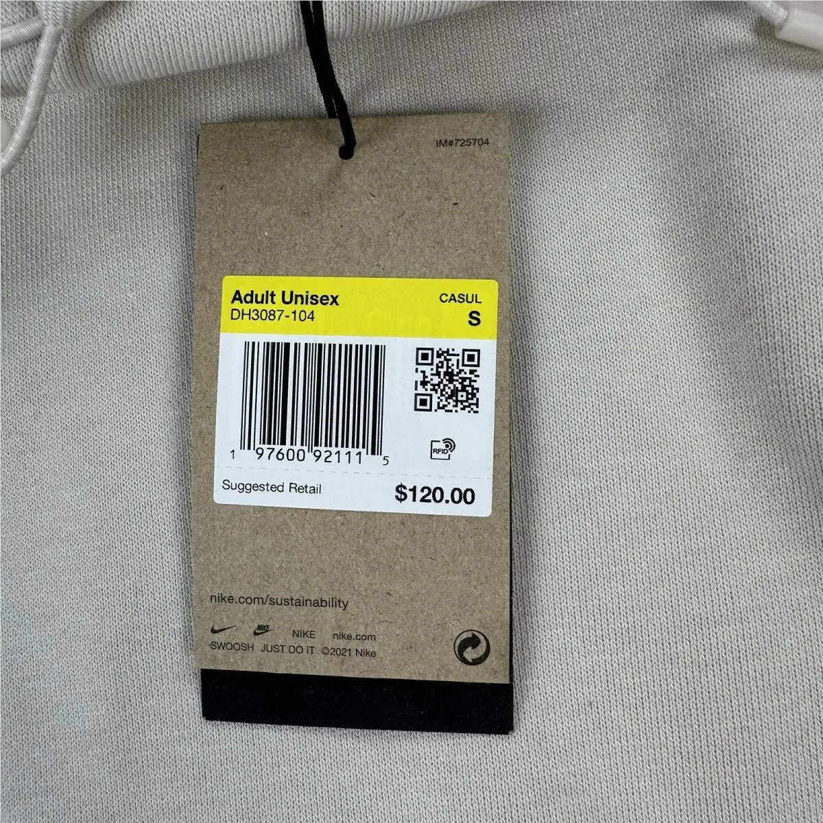 Nike clothing - Gray (UPC: 197600921115) 7