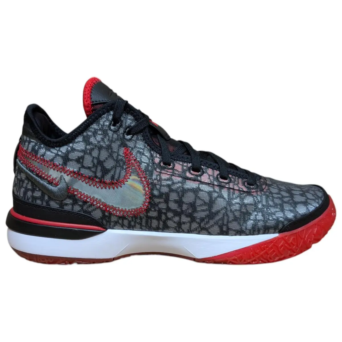 Nike Men`s Zoom Lebron Nxxt Gen - Faze Clan Bred - US Size 10.5 - DR8784-001 - Black
