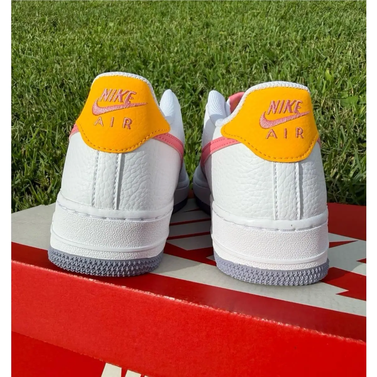 Nike shoes - Nike Air Force 1 - Air Force - dv7762-100 - white / pink 4