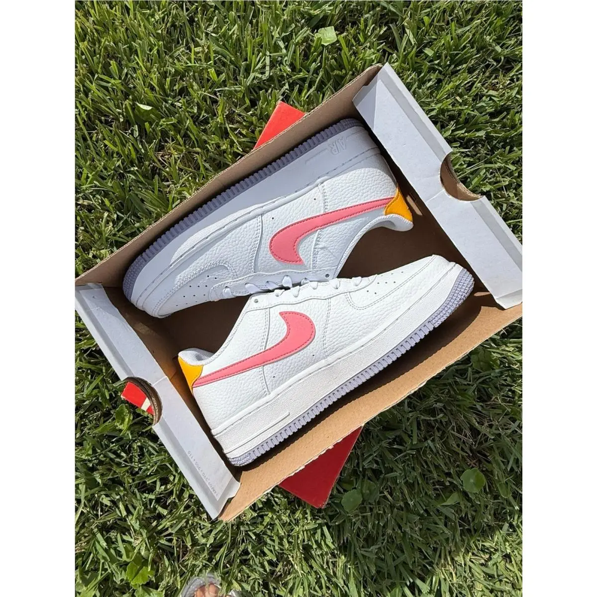 Nike shoes - Nike Air Force 1 - Air Force - dv7762-100 - white / pink 6