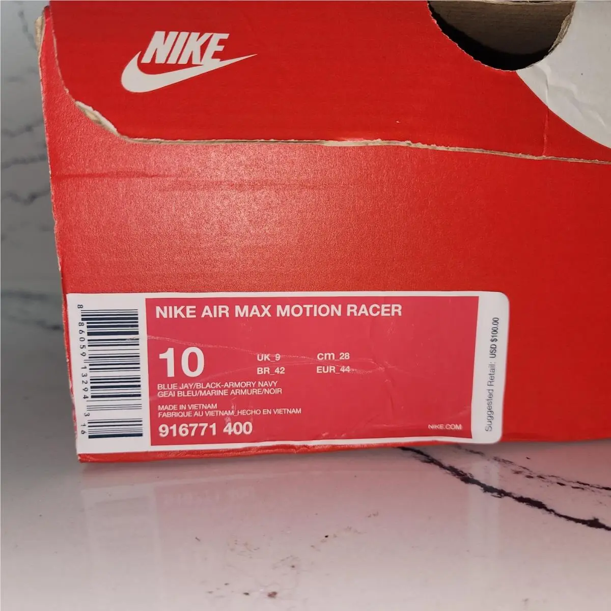 Nike shoes - Nike Air Max Motion Racer - 819957-441 - Blue (UPC: 886059132912) 4