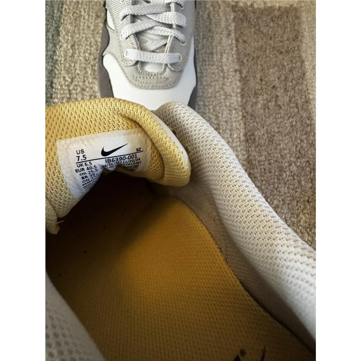 Nike shoes - Nike Air Max 1 - Air Max - IB6390-001 - Ivory 4