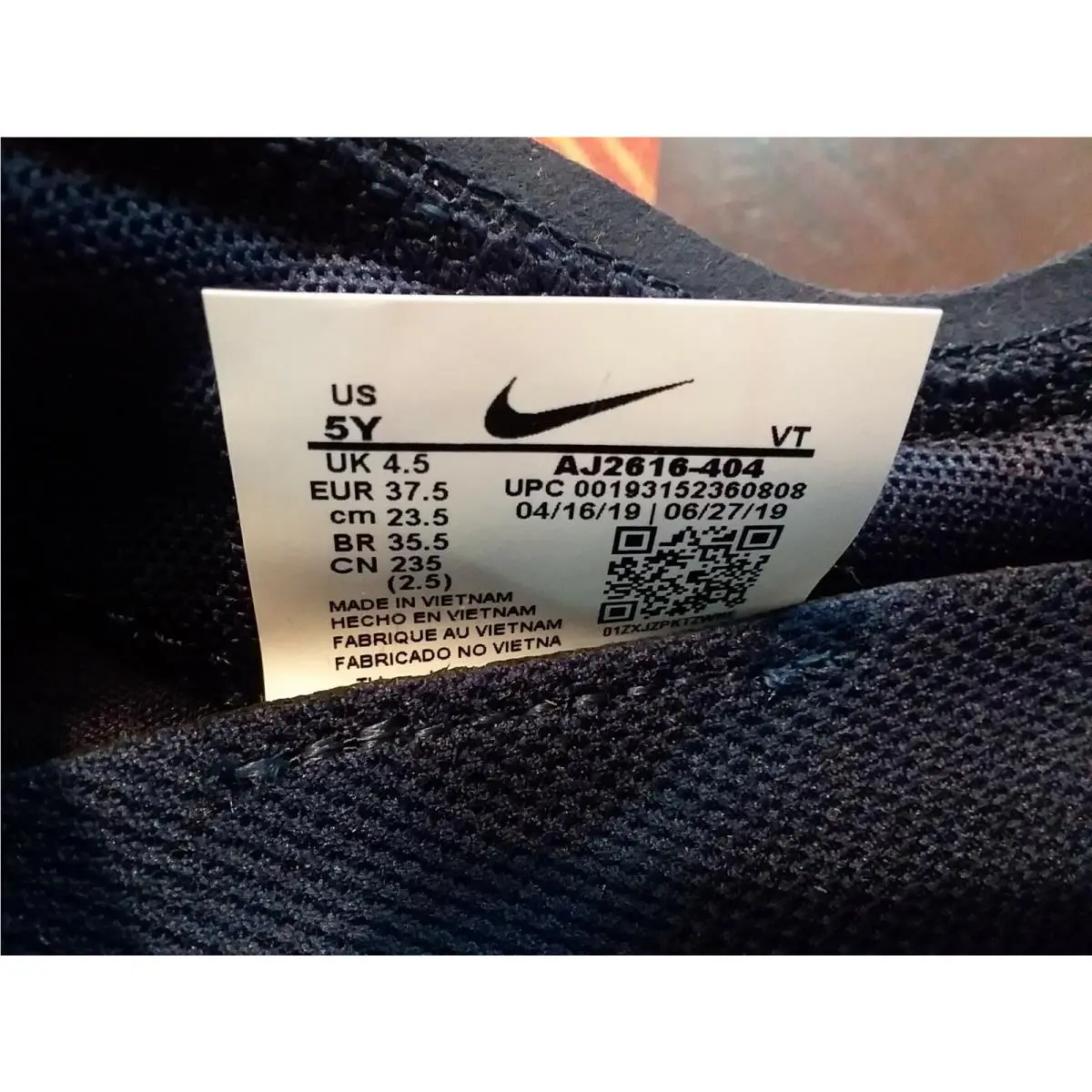 Nike shoes - Nike Air VaporMax 2019 - Air VaporMax - Blue 10