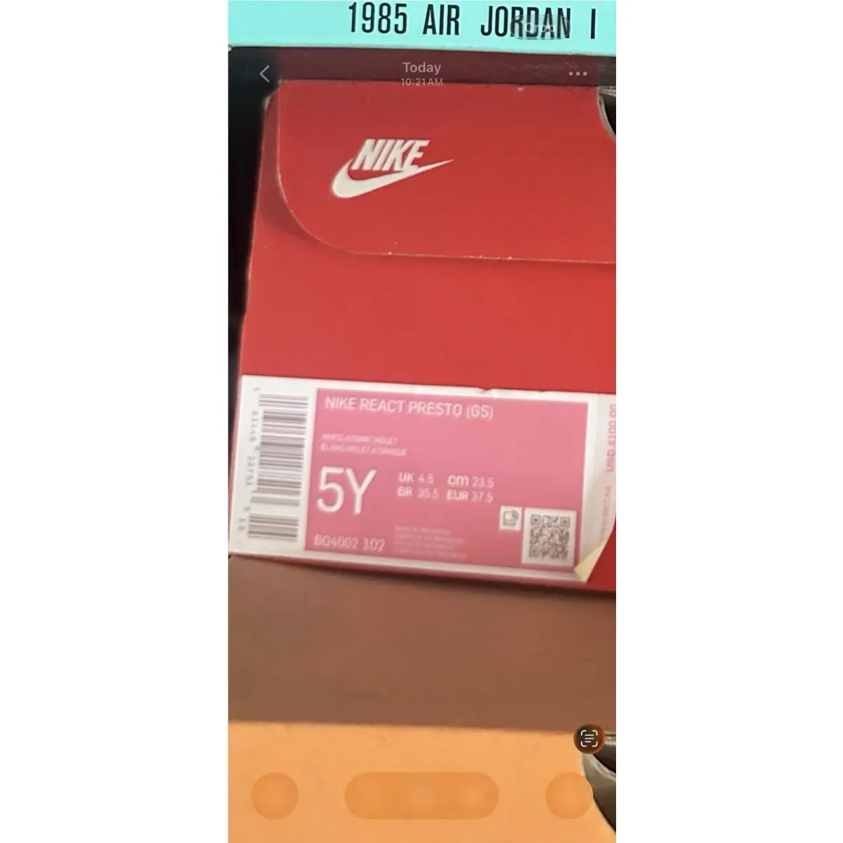 Nike shoes - Nike React Presto - React Presto - BQ4002-102 - White 5