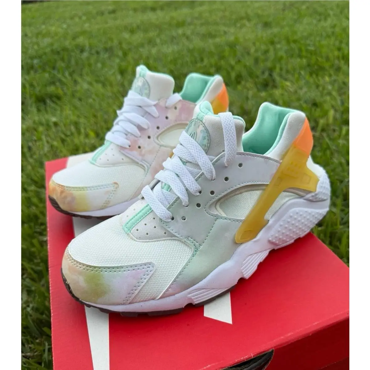 Nike shoes - Nike Huarache Run - Huarache Run - WHITE / MULTICOLOR 0
