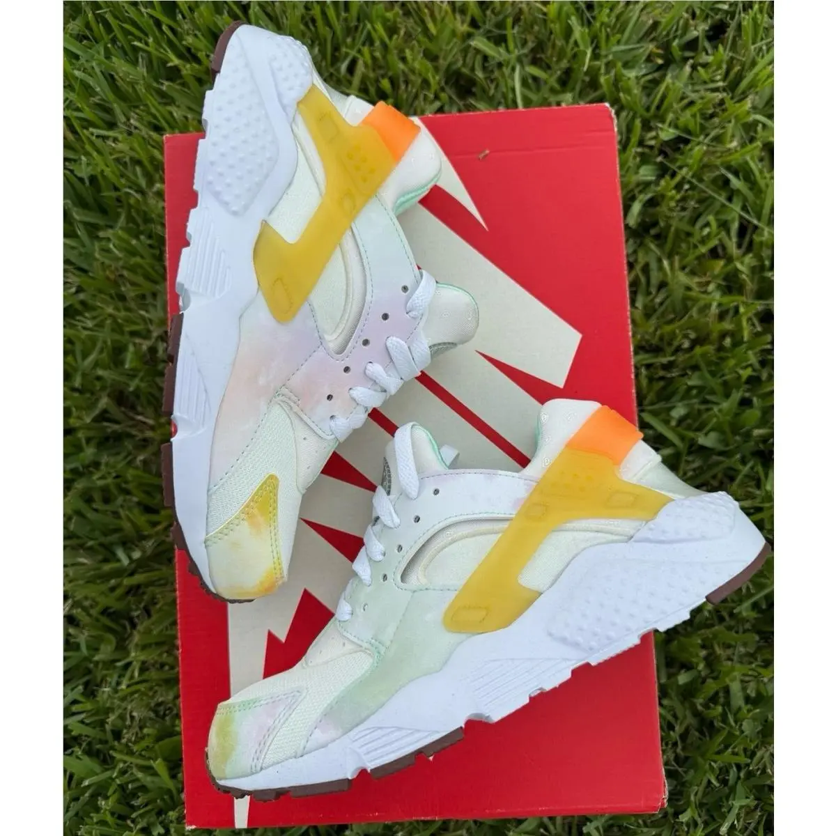 Nike shoes - Nike Huarache Run - Huarache Run - WHITE / MULTICOLOR 1