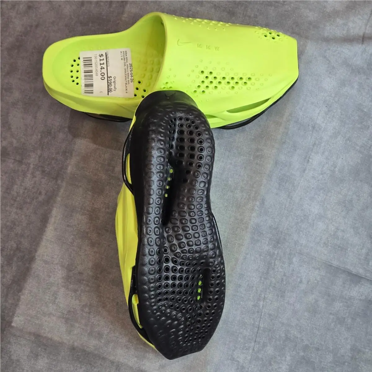 Nike shoes - Nike x MMW 5 Slide - DH1258-700 - Volt 2