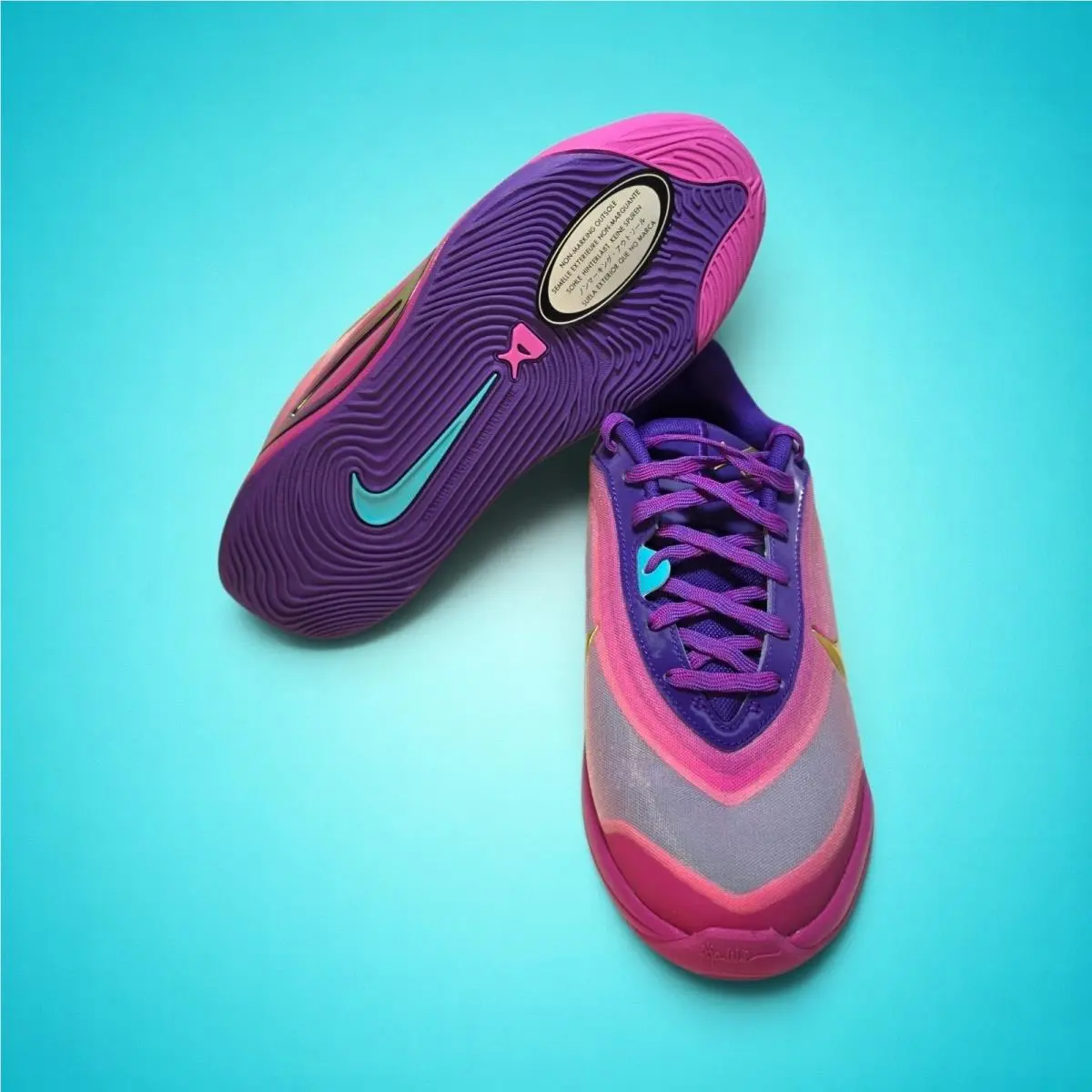 Nike shoes - Nike A`One GS A`ja Wilson - Purple 4