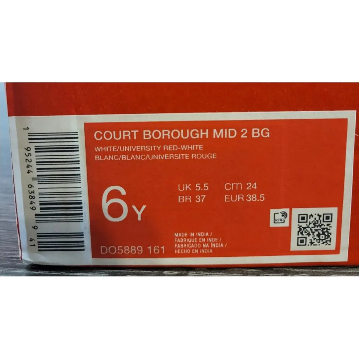 Nike shoes - Nike Court Borough Mid 2 - Multicolor 5