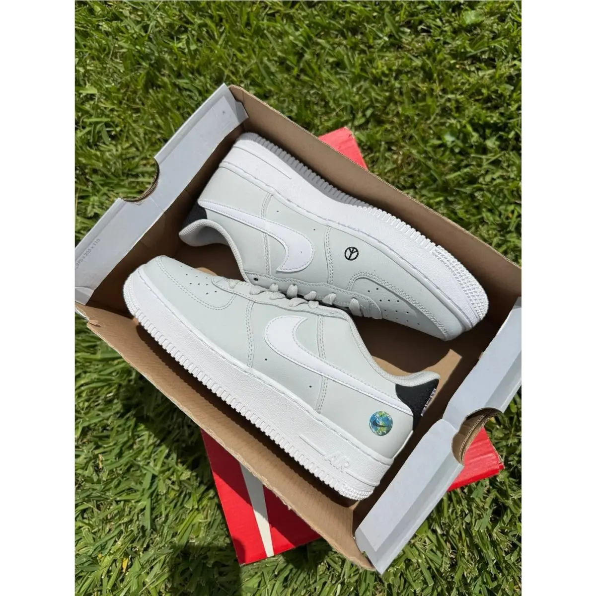 Nike shoes - Nike Air Force 1 - Air Force - DM0983-001 - gray / white 5