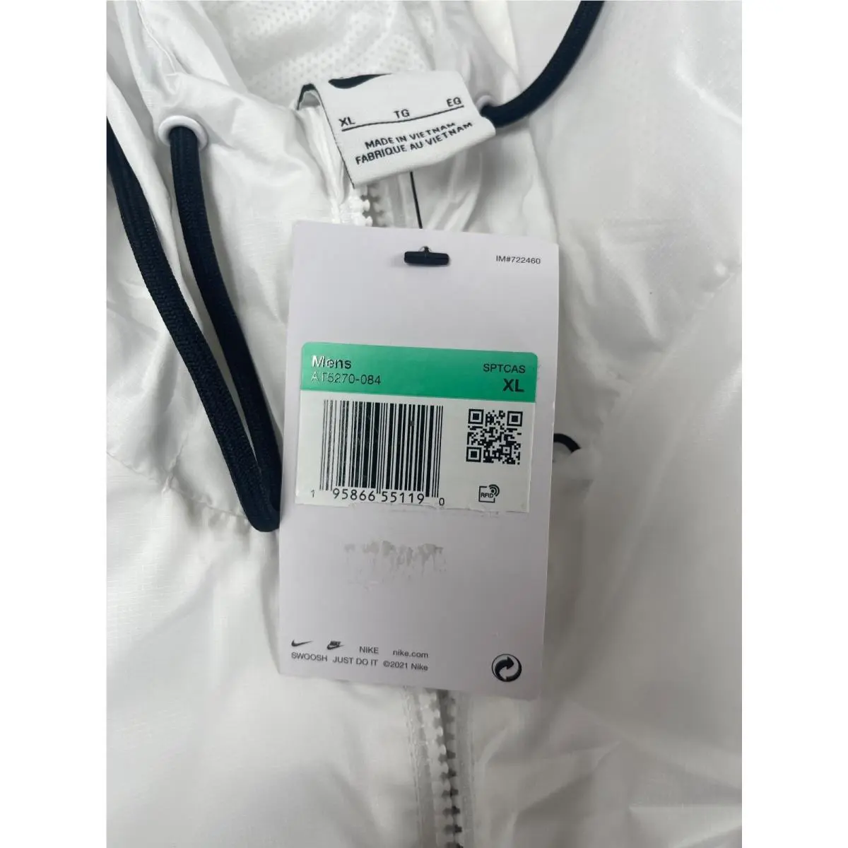 Nike clothing - Nike Dri-Fit - WHITE GREY (UPC: 195866551190) 6