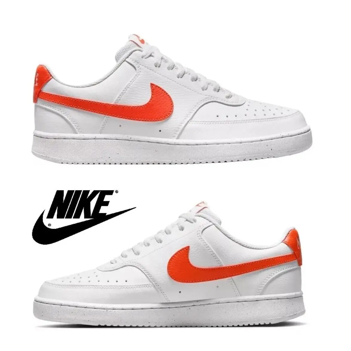 Nike shoes - Nike Court Vision - Court Vision - White, Manufacturer: White/Red 2