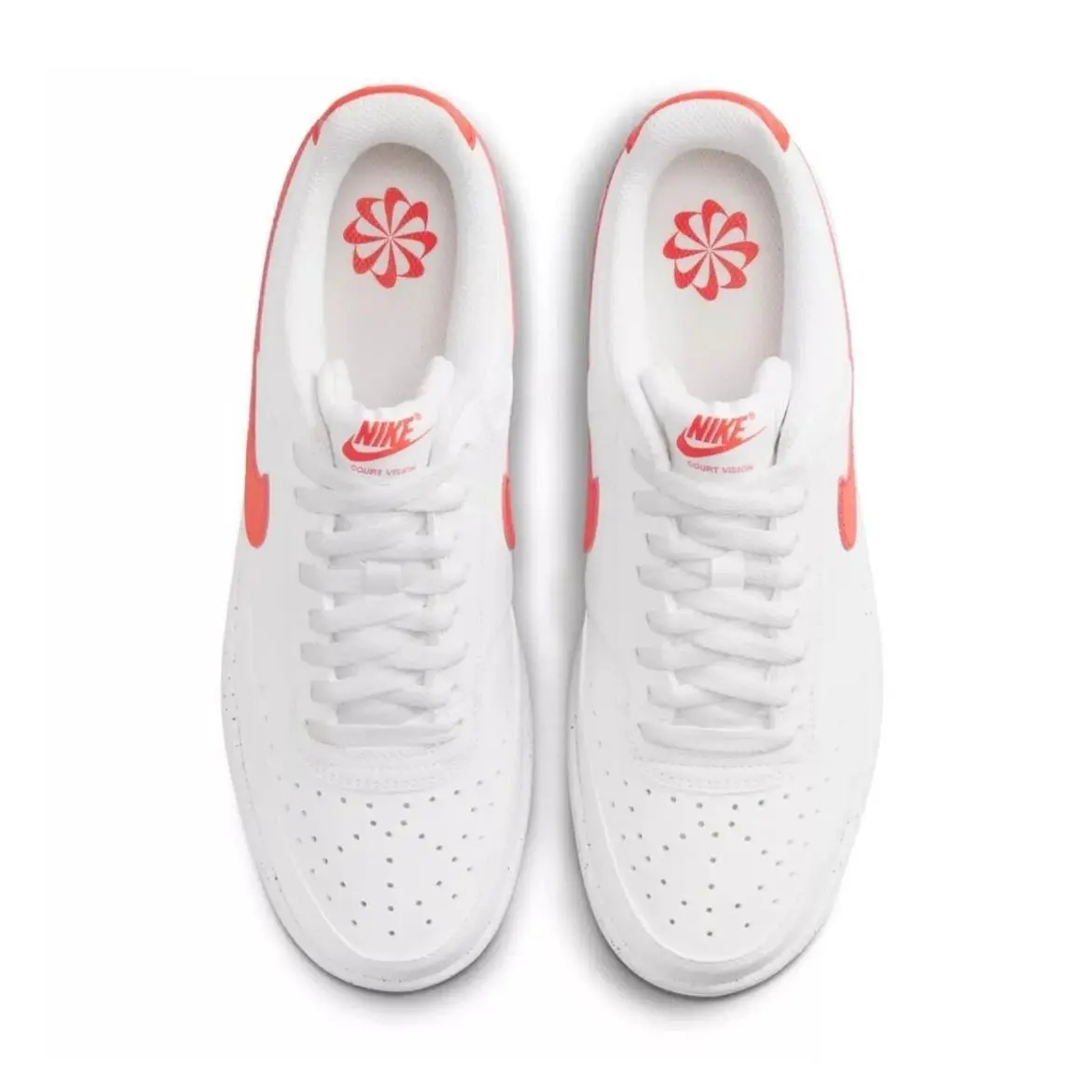 Nike shoes - Nike Court Vision - Court Vision - White, Manufacturer: White/Red 3