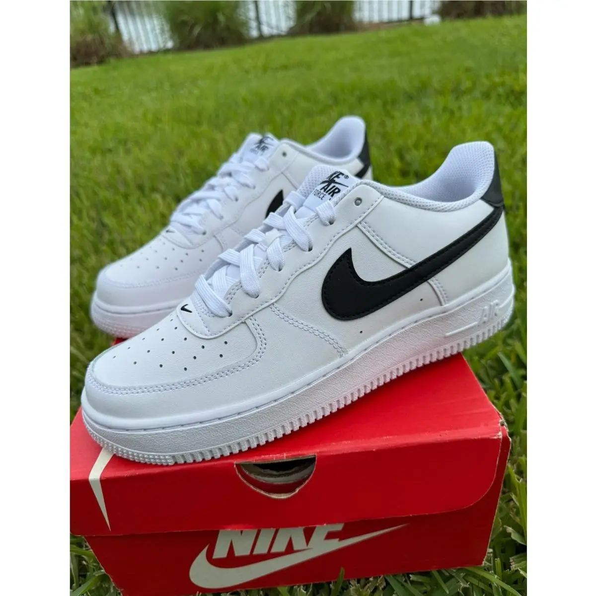 Nike shoes - Nike Air Force 1 - Air Force - WHITE / BLACK 0