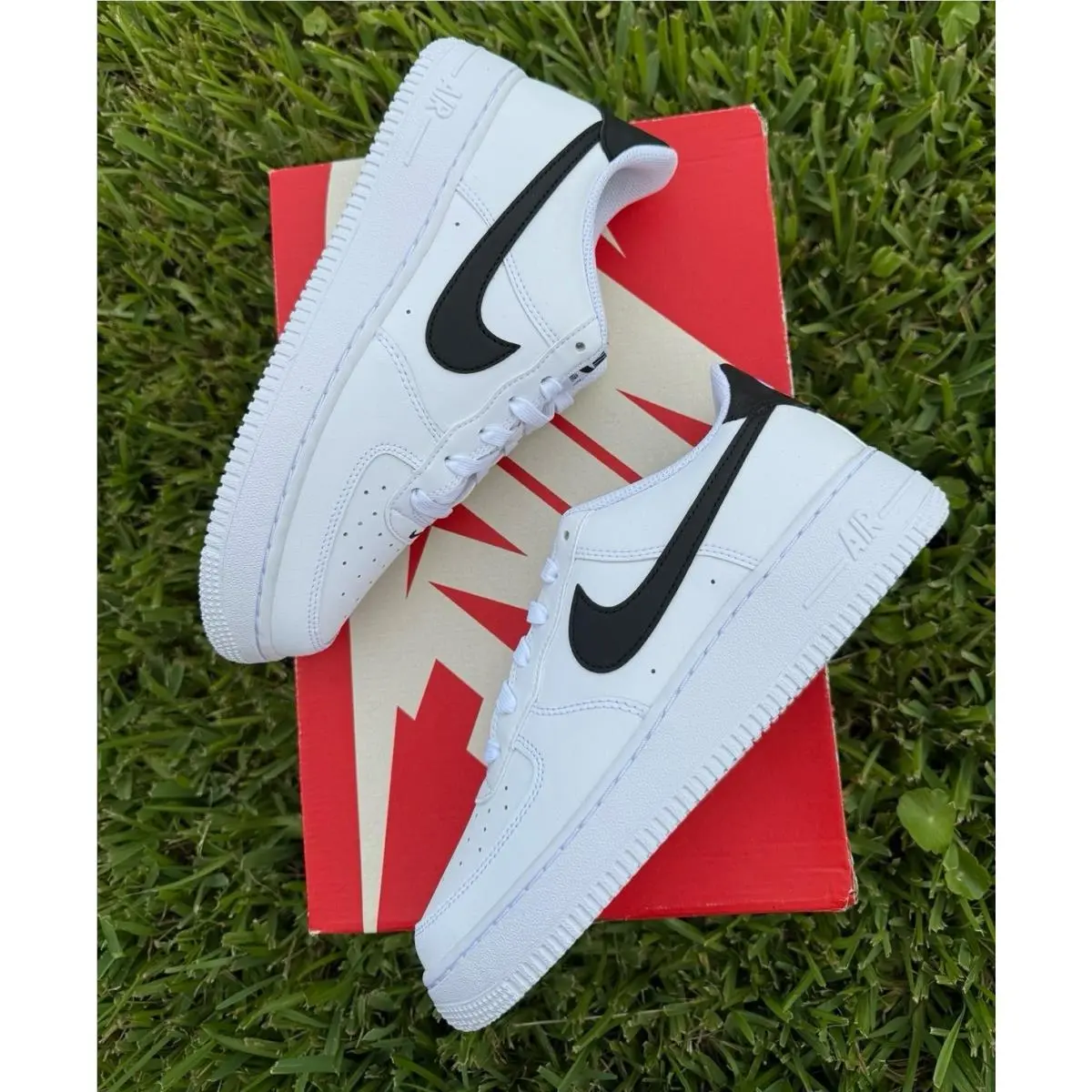 Nike shoes - Nike Air Force 1 - Air Force - WHITE / BLACK 1