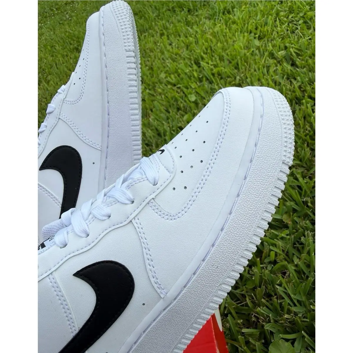 Nike shoes - Nike Air Force 1 - Air Force - WHITE / BLACK 3