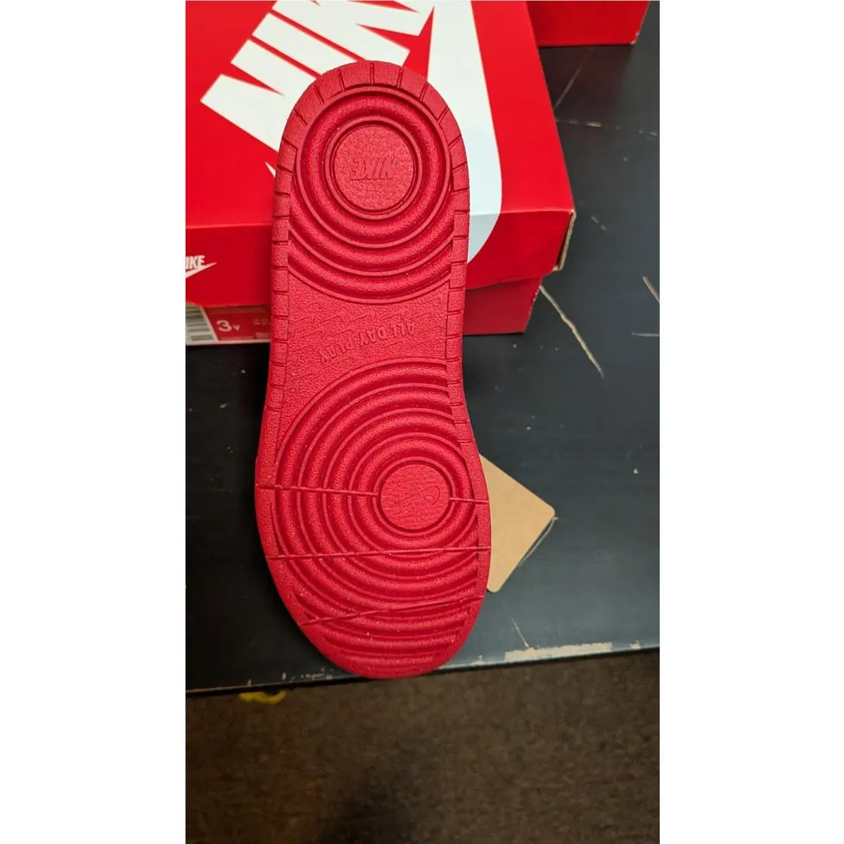 Nike shoes - Nike Court Borough - Court Borough - Red/Black-White (UPC: 196968173716) 3