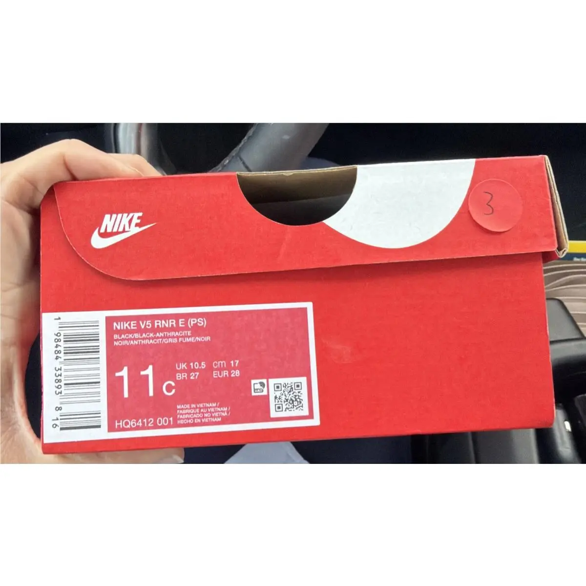 Nike shoes - Nike V5 RNR (PS) - RNR - HQ6412-001 - Silver 1