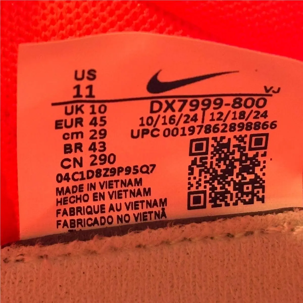 Nike shoes - DX7999-800 - DX7999-800 - Orange (UPC: 197862898866) 9