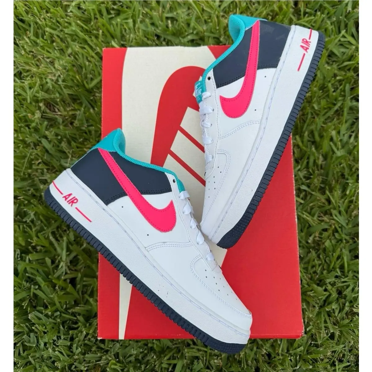 Nike shoes - Nike Air Force 1 - Air Force - white / multicolor 2