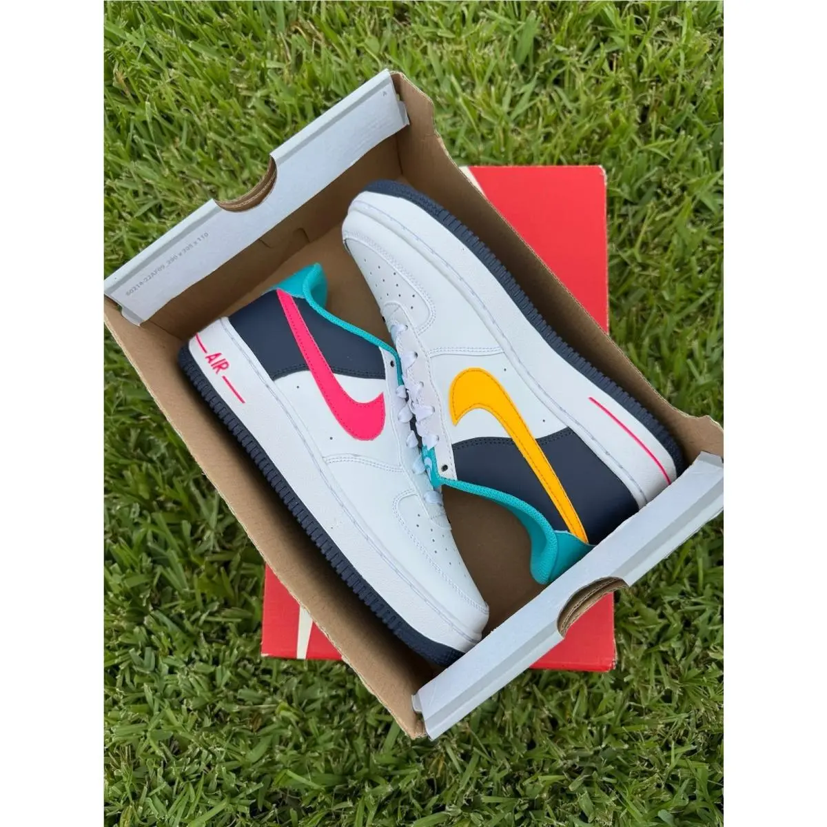 Nike shoes - Nike Air Force 1 - Air Force - white / multicolor 5