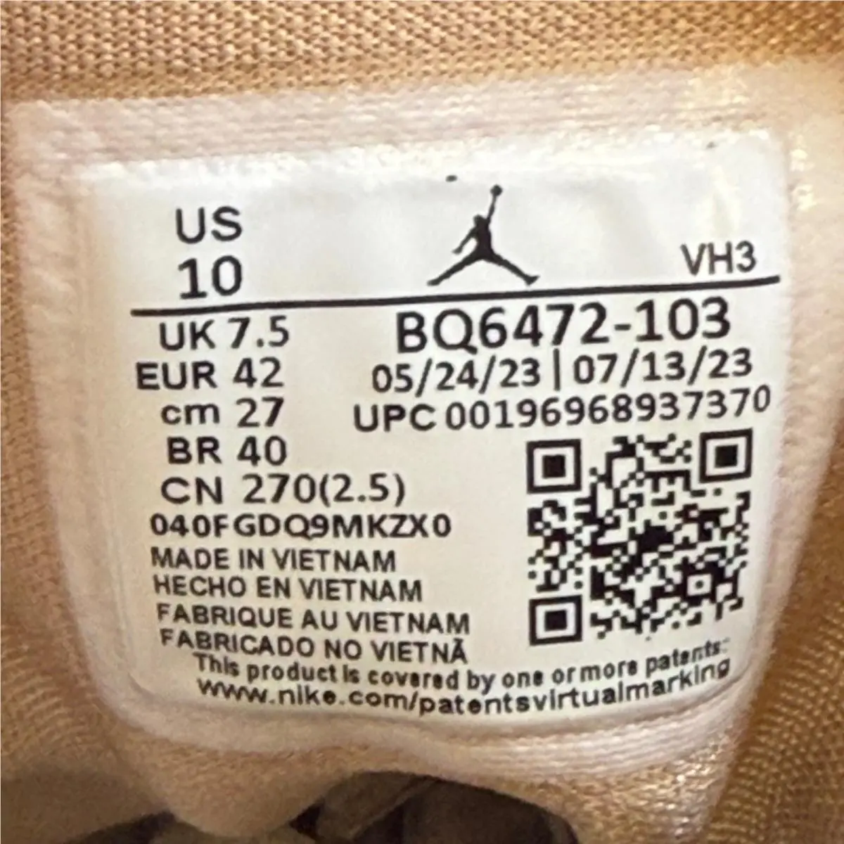 Nike shoes - Air Jordan 1 Mid SE Desert Sail - Beige 5