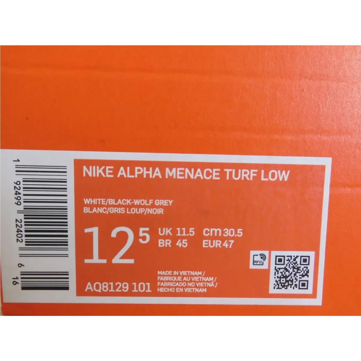 Nike shoes - Nike Alpha Menace - Alpha Menace - AQ8129-101 - White (UPC: 192499224026) 3