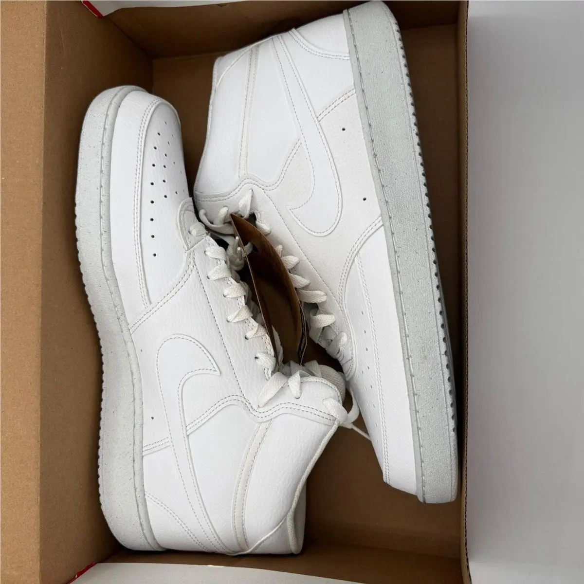 Nike shoes - Nike Court Vision Mid NN - White 5