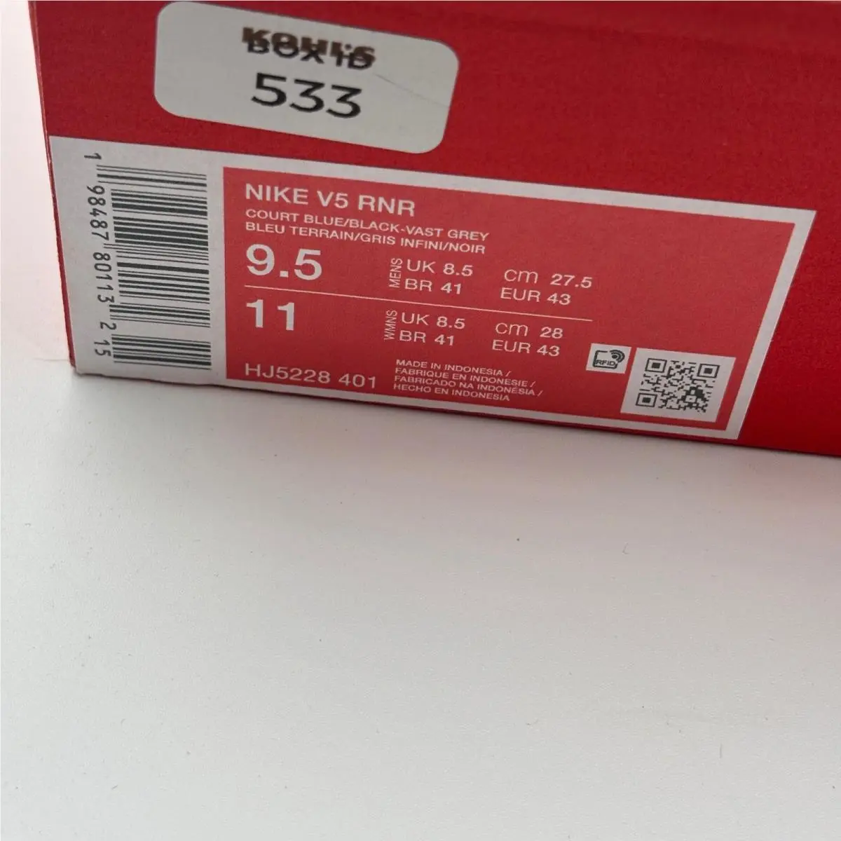 Nike shoes - V5 RNR - RNR - Blue 0