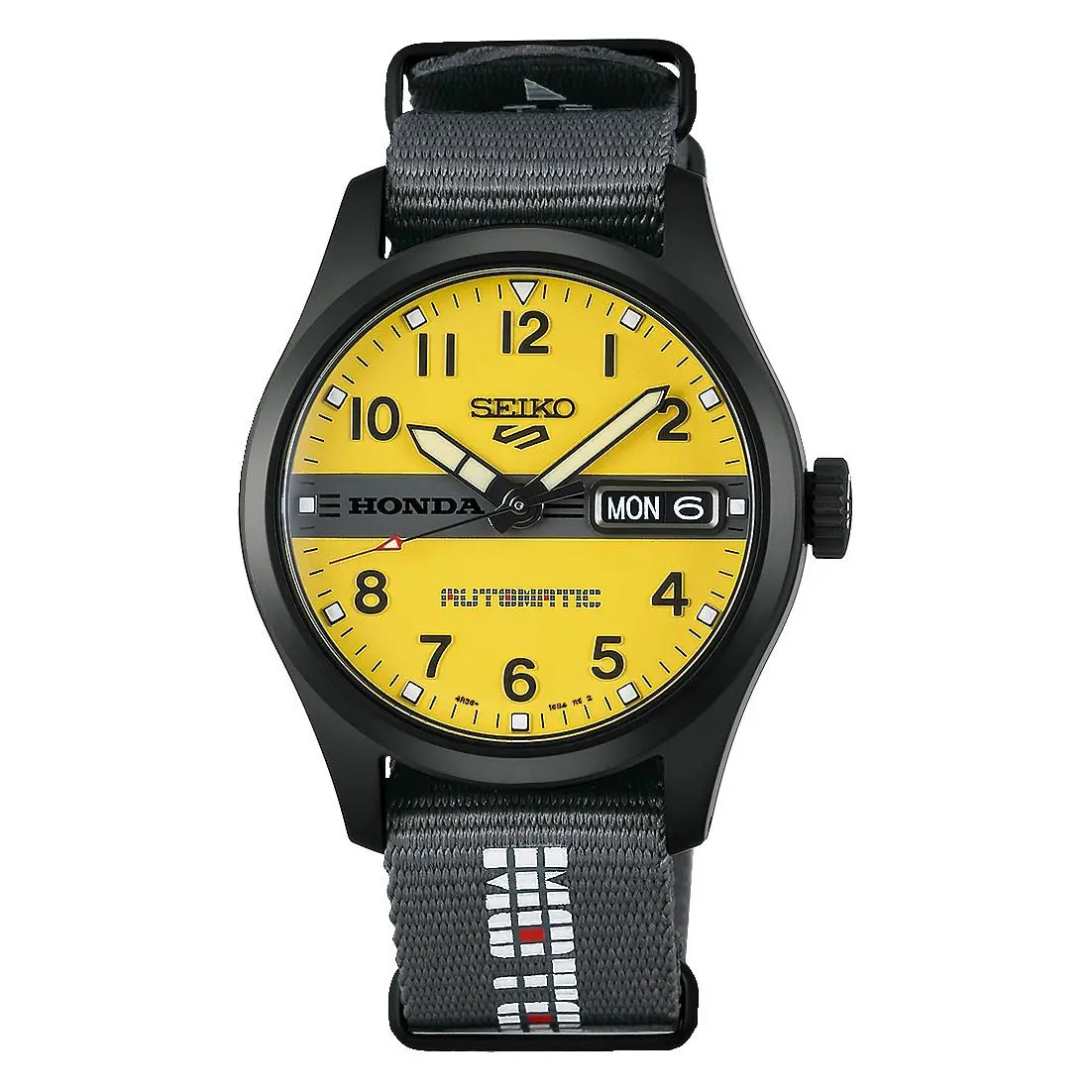5 Honda Limited Ed. Motocompo Yellow Dial Men`s Watch HDB010 by Seiko