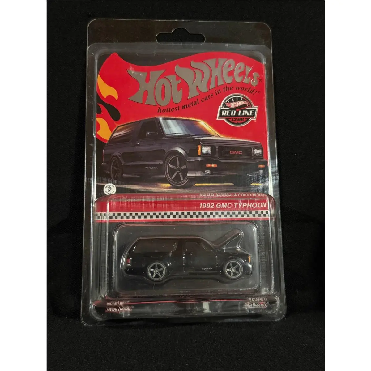 Red Line Variety Hot Wheels Buyer`s Choice HWF06 Black 1992 GMC Typhoon