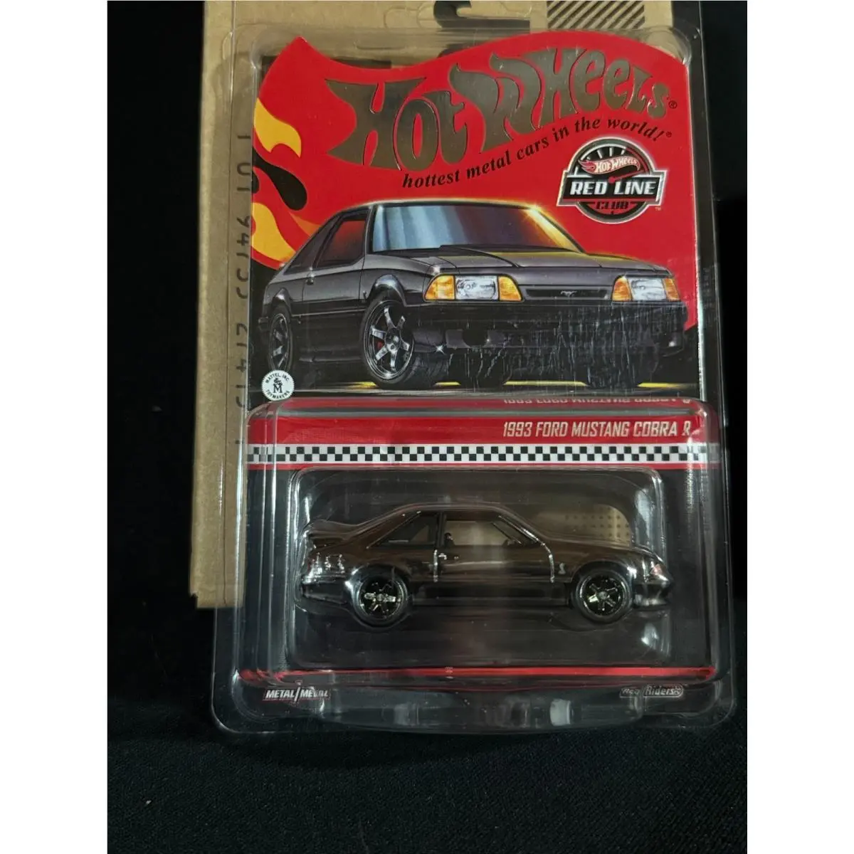 Red Line Variety Hot Wheels Buyer`s Choice JCP24 Shadow Chrome 1993 Mustang Cobra R