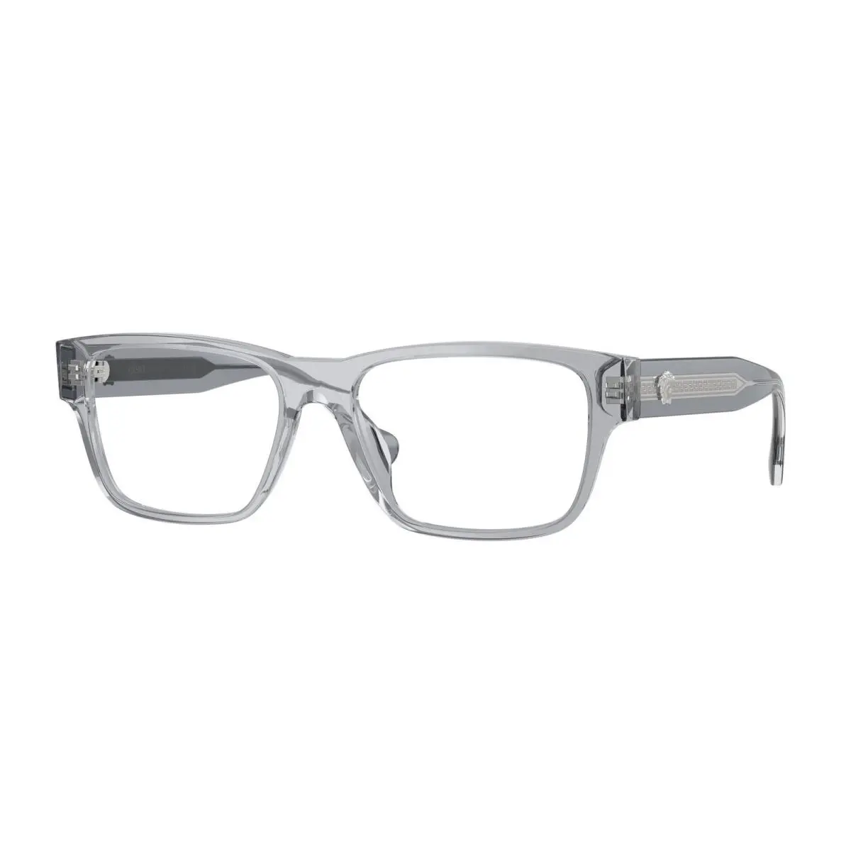 VE 3390 U Transparent Grey Demo Lens 5432 Size 54 Eyeglasses by Versace