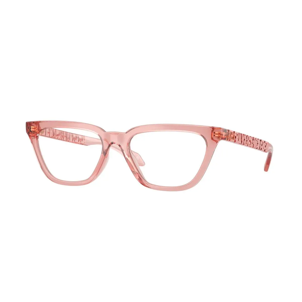VE 3352 U Peach 5322 Size 53 Eyeglasses by Versace