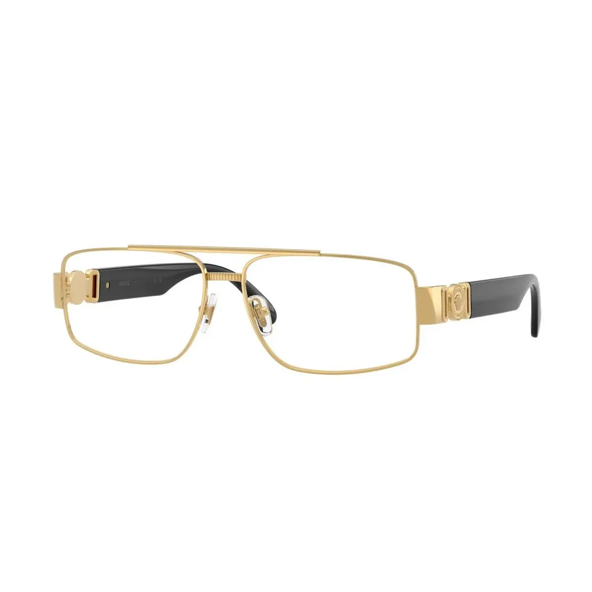 VE 1317 Gold Demo Lens 1002 Size 56 Eyeglasses by Versace